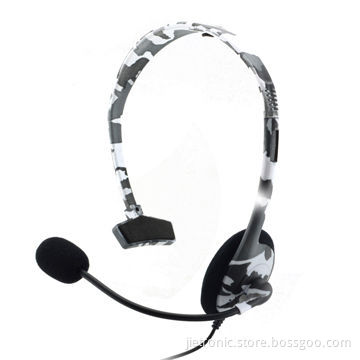 For PS4 Unilateral Small Headset with Camouflage Pattern